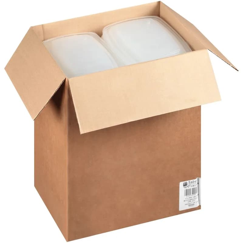 Lid Dome 11X8X0.88 IN PP Clear Rectangle For Container 150/Case