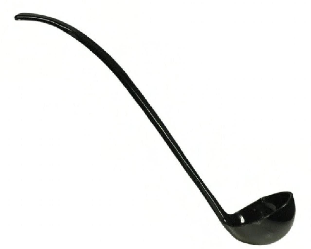 Ladle 2 OZ Plastic Black 48/Case