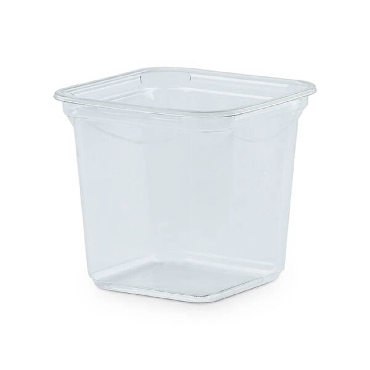 The BOTTLEBOX ® Deli Container Base 24 OZ RPET Clear Square 600/Case