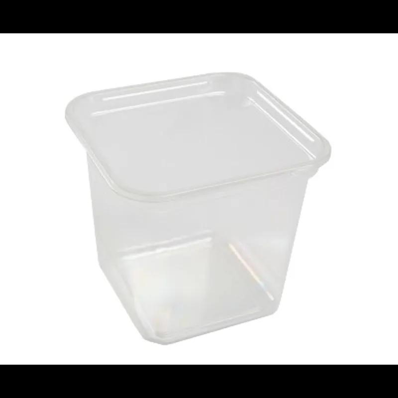 The BOTTLEBOX ® Deli Container Base 24 OZ RPET Clear Square 600/Case