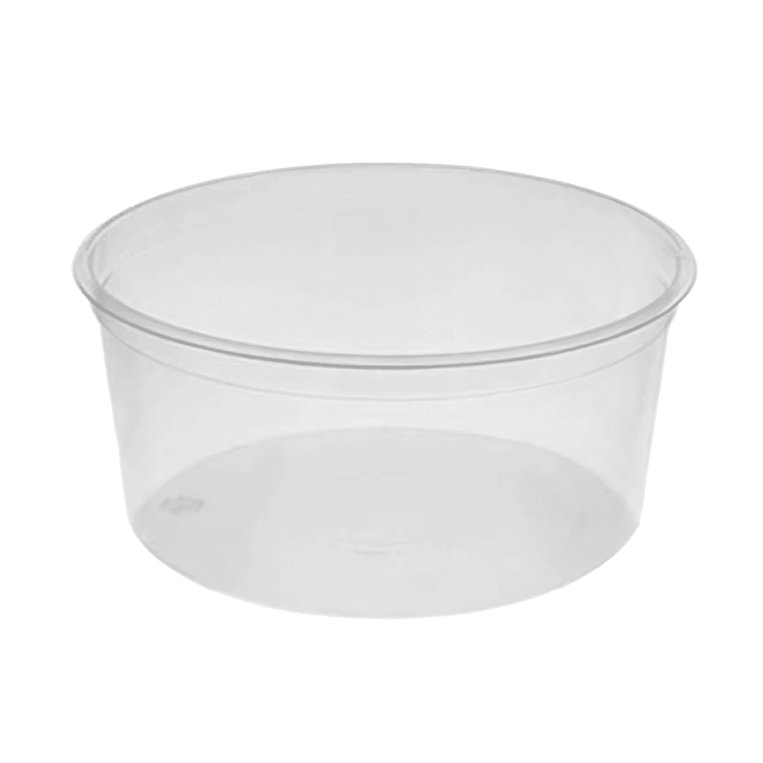 Deli Container Base 32 OZ PET Clear Round 300/Case