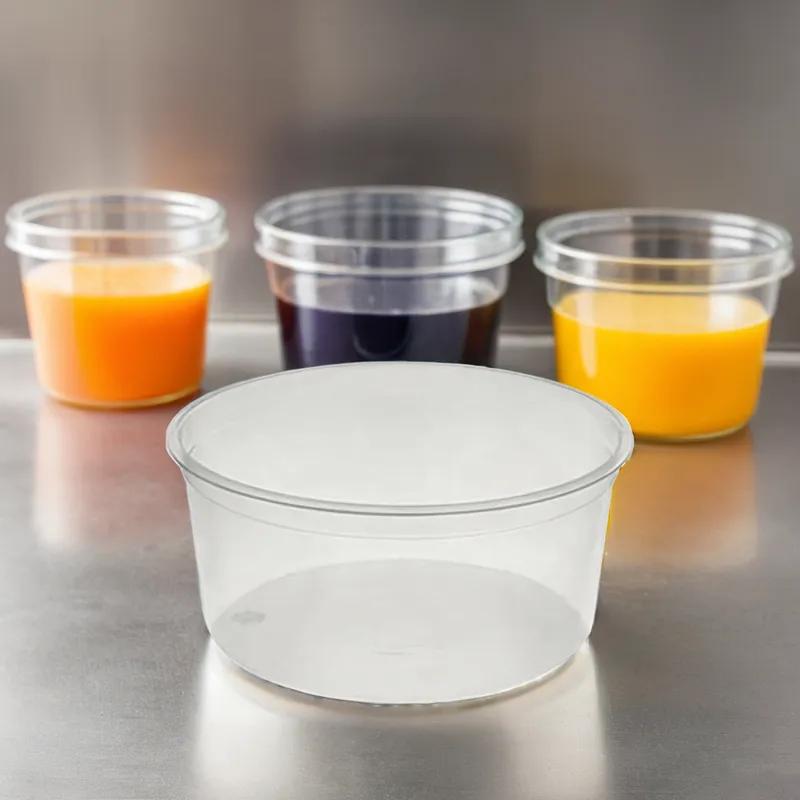 Deli Container Base 32 OZ PET Clear Round 300/Case