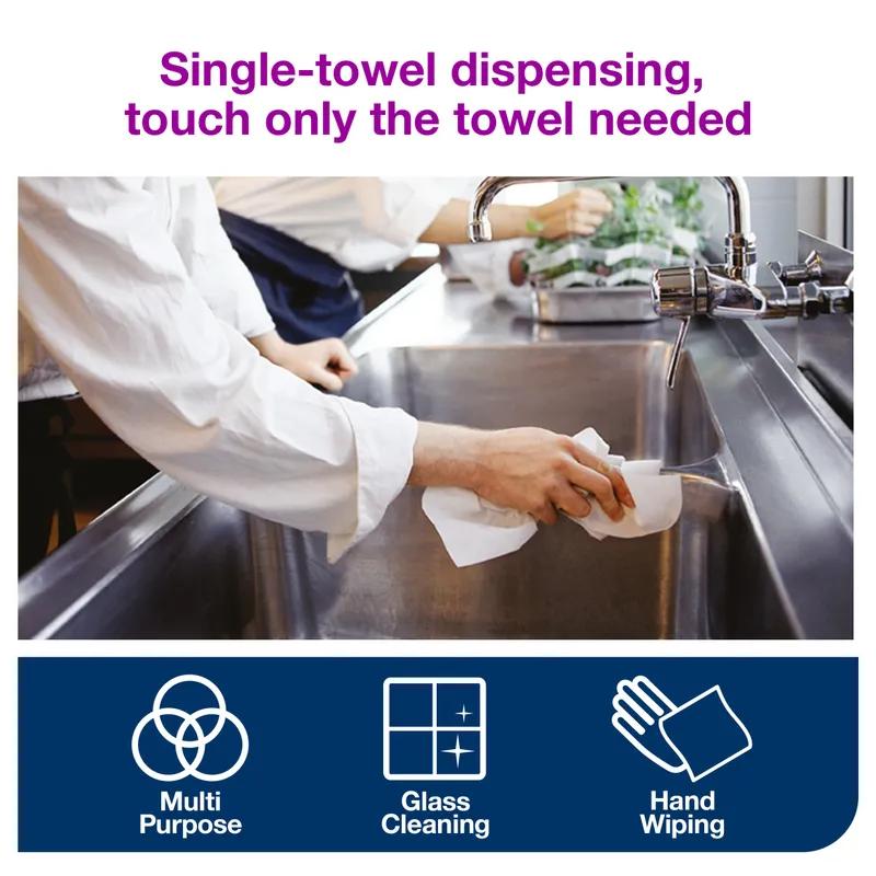 Tork Roll Paper Towel M2 11.82X7.6 IN 492.5 FT 2PLY White Centerfeed Embossed Refill 500 Sheets/Roll 6 Rolls/Case