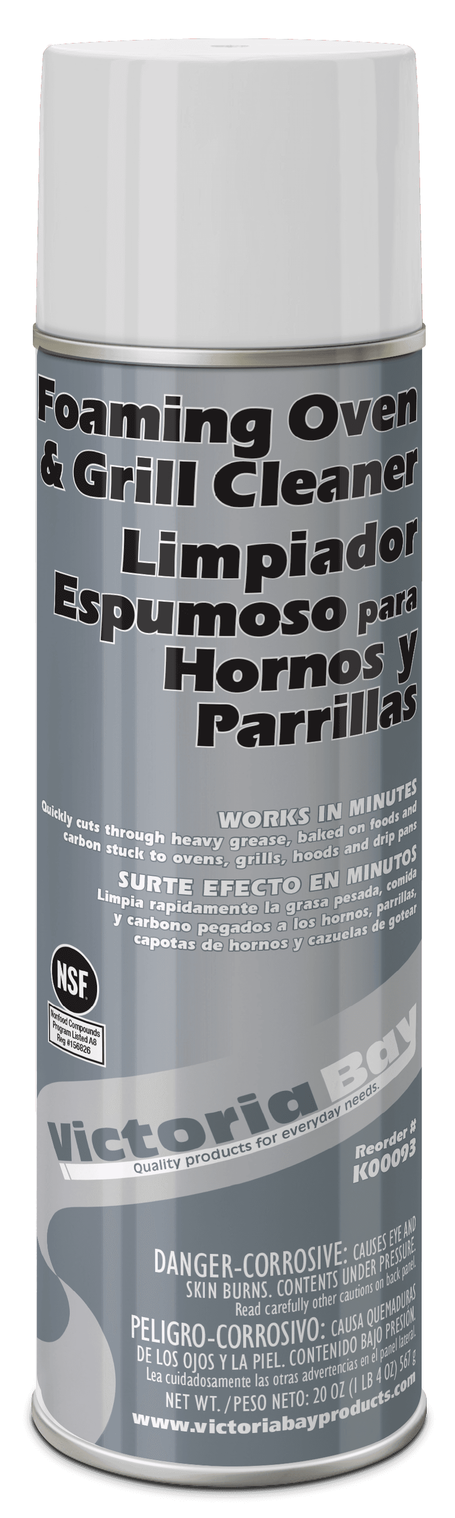 Victoria Bay Foaming Oven & Grill Cleaner 20 FLOZ 12/Case