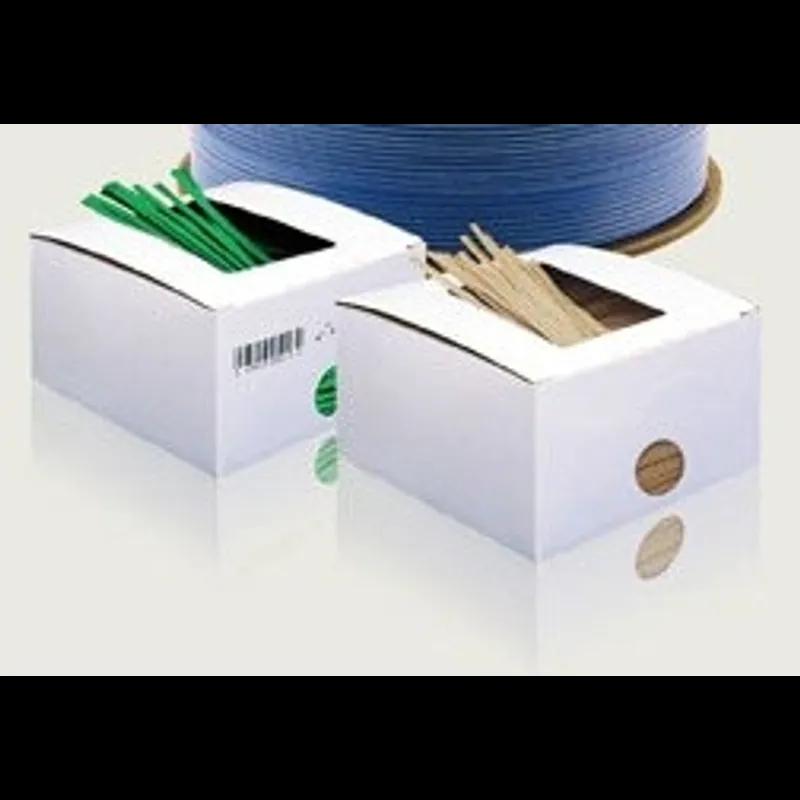 Organic Twist Tie 20X0.375 IN Metal Paper Blue 5000/Case