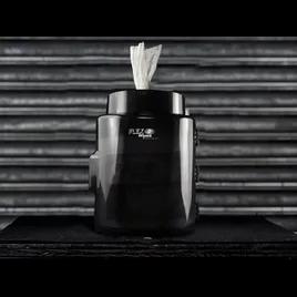 FLEX® Center Pull Wipe Dispenser 800 Wipes Plastic Black Wall Mount 1/Each
