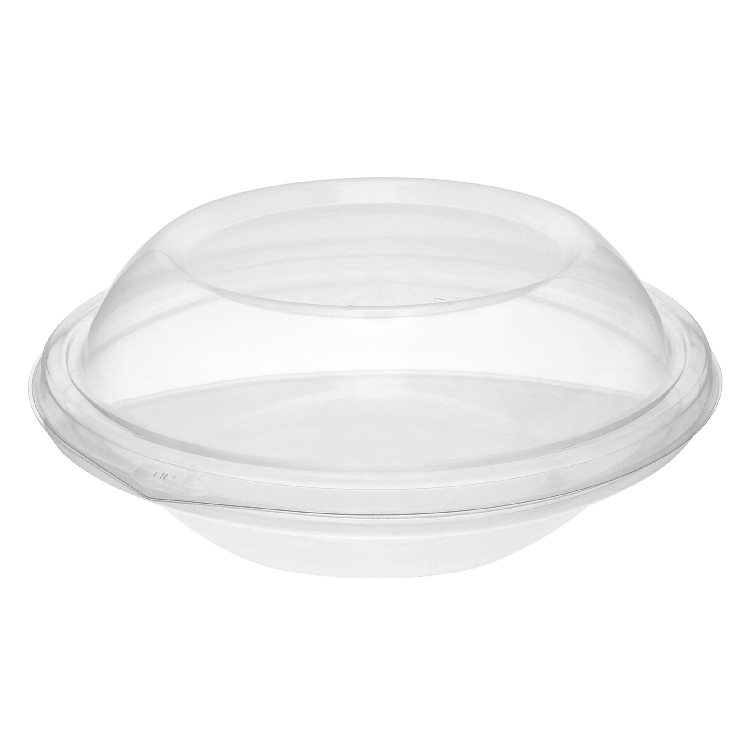 Lid Dome 12.5X2.4 IN 1 Compartment OPS Clear For 80 OZ Catering Bowl 25/Case
