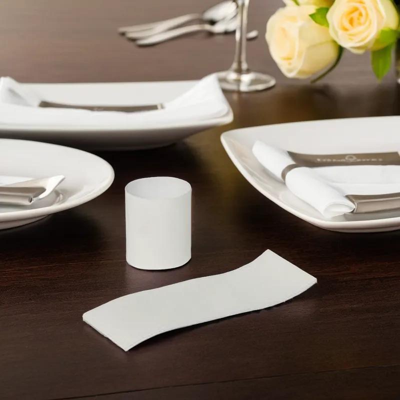Napkin Bands 1.5X4.25 IN White Paper 8/Case