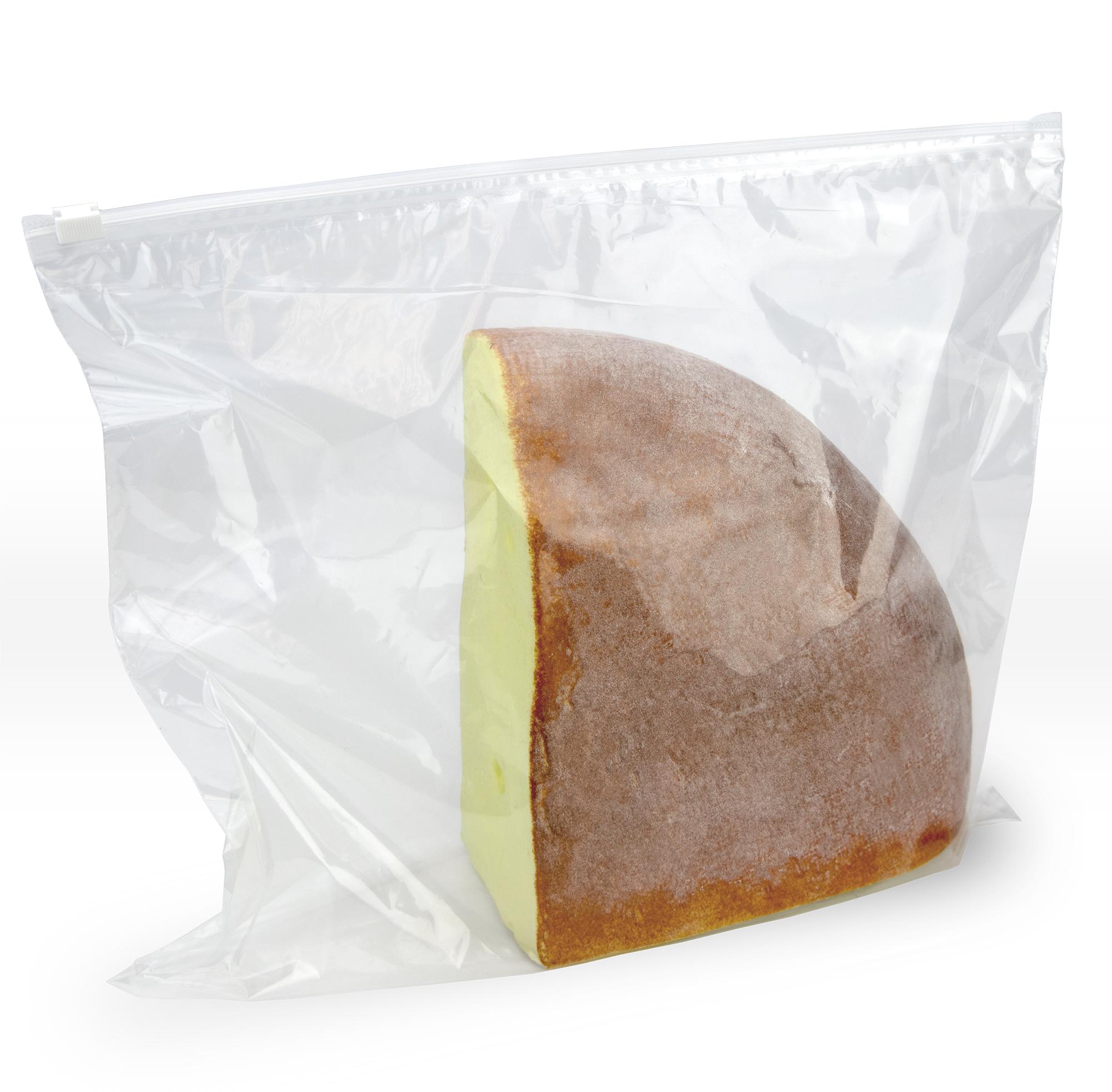 Chub Deli Bag 15X13 IN LDPE 1.7MIL With Slide Seal Closure Anti-Microbial 500/Case