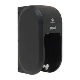 Compact® Toilet Paper Dispenser 5X5.375 IN Wall Mount Black 2-Roll Coreless Vertical High Capacity 1/Each