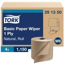 Tork Basic Roll Paper Towel W6 7.6811IN X1150FT Kraft Refill 9.055IN Roll 1.457IN Core Diameter 4 Rolls/Case