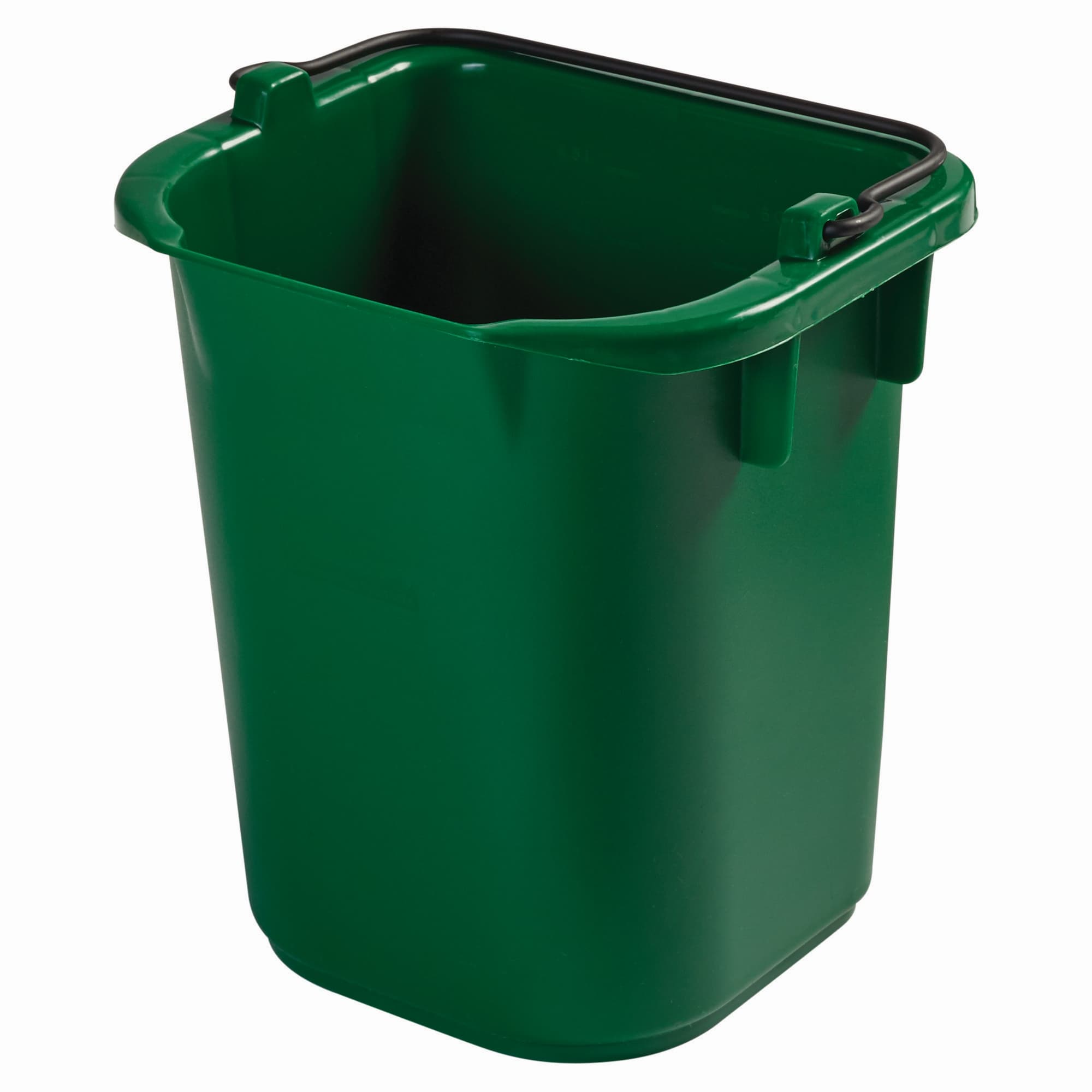 Sanitizing Pail 7.13X8.44X9.25 IN 5 QT Plastic Green 4/Case