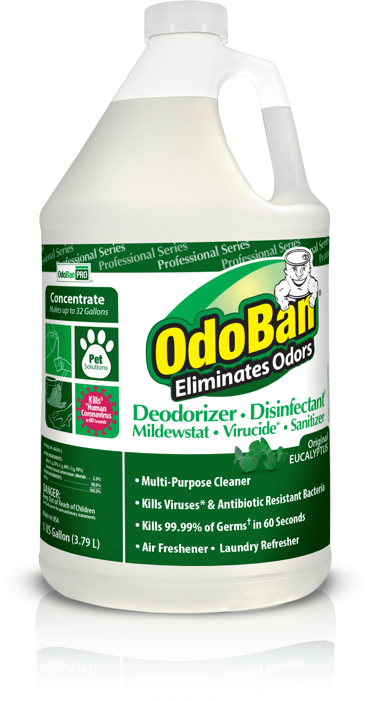 OdoBan® Odor Eliminator Eucalyptus Concentrate 1 GAL 4/Case
