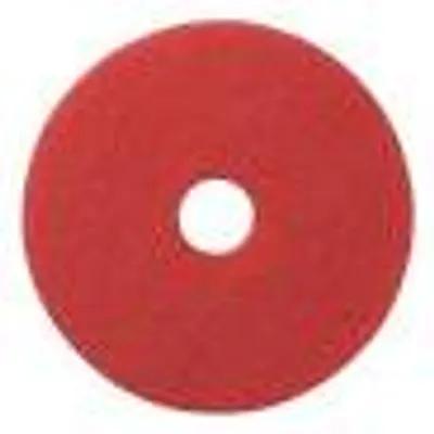 Buffing Pad 15 IN Red Polyester Fiber 5/Case