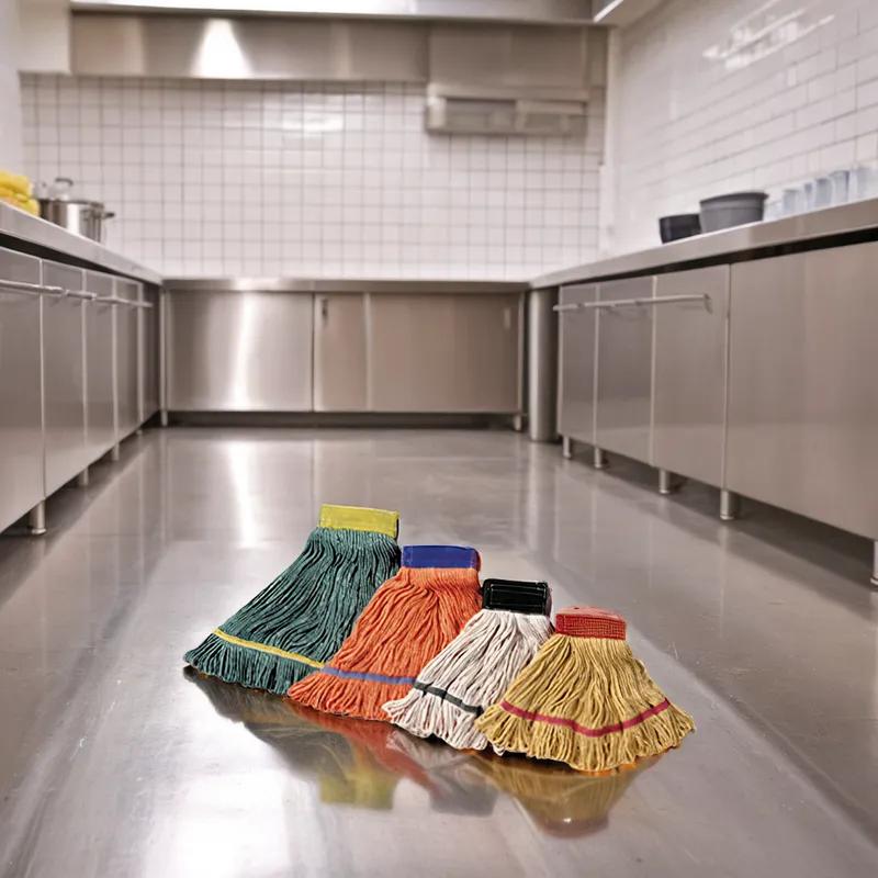 Mop #24 Orange Synthetic Fiber Loop End 1/Each