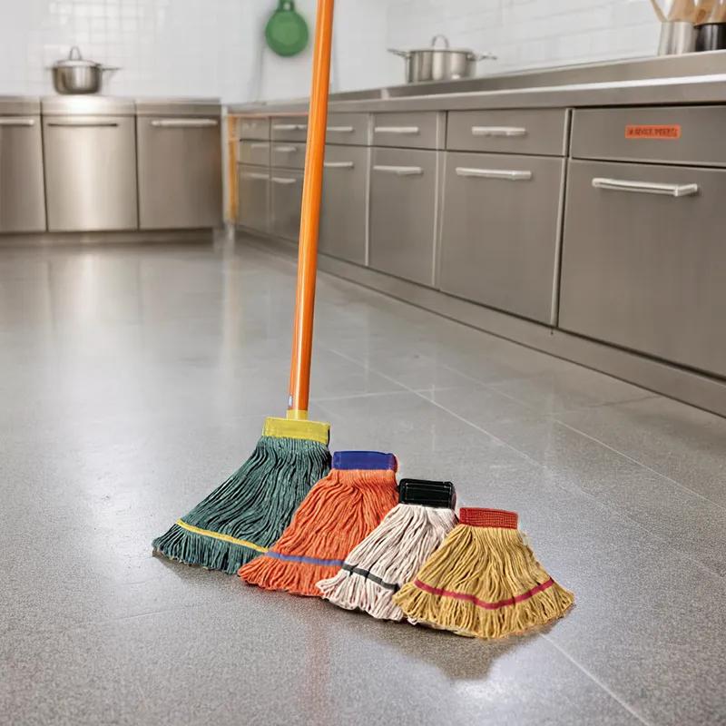 Mop #24 Orange Synthetic Fiber Loop End 1/Each