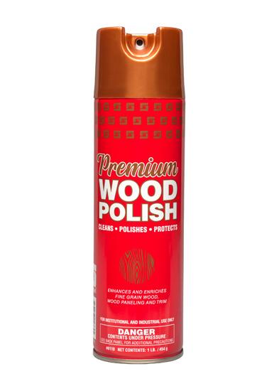 Lemon Wood Polish 20 FLOZ Multi Surface Alkaline Aerosol RTU Premium 1/Each