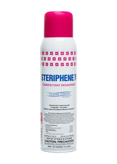 Steriphene II® Brand Disinfectant Deodorant Citrus Scent Light Yellow RTU 20 FLOZ 12 Count/Case