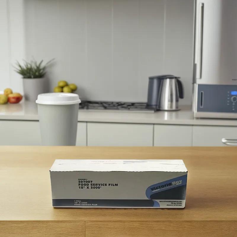 Victoria Bay Cling Film Roll 18IN X3000FT Plastic Clear 1/Roll