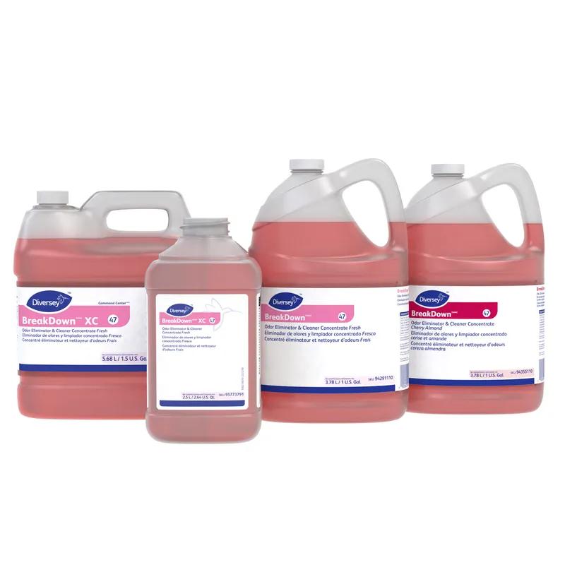 BreakDown XC Odor Eliminator Fresh Scent Red Liquid Concentrate 1.5 GAL For Command Center Dispenser 2/Case