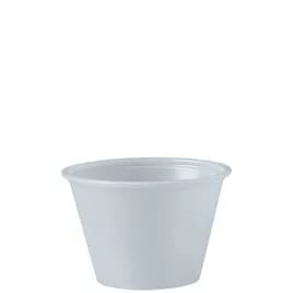Solo® Souffle & Portion Cup 2.5 OZ PS Translucent Round Stackable 250 Count/Pack 10 Packs/Case 2500 Count/Case