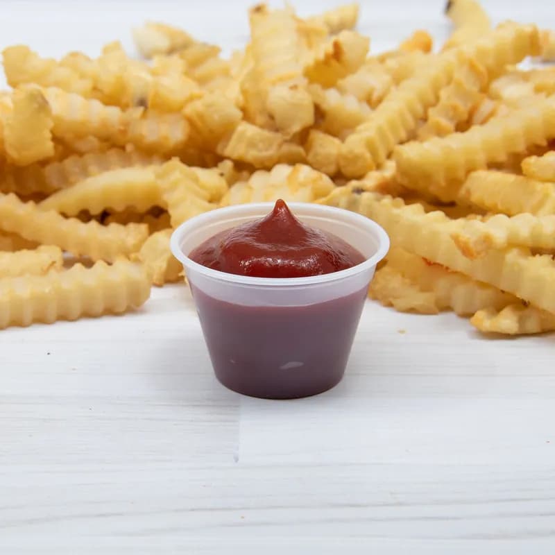 Solo® Souffle & Portion Cup 2.5 OZ PS Translucent Round Stackable 250 Count/Pack 10 Packs/Case 2500 Count/Case