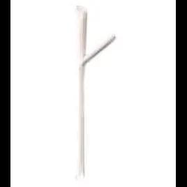 Super Jumbo Straw Flex Straw 0.249X7.63 IN Plastic White Paper Wrapped 25/Case