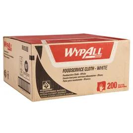 WypAll® X50 Food Service Cleaning Towel 23.5X12.5 IN HydroKnit White Blue Sterile 200/Case