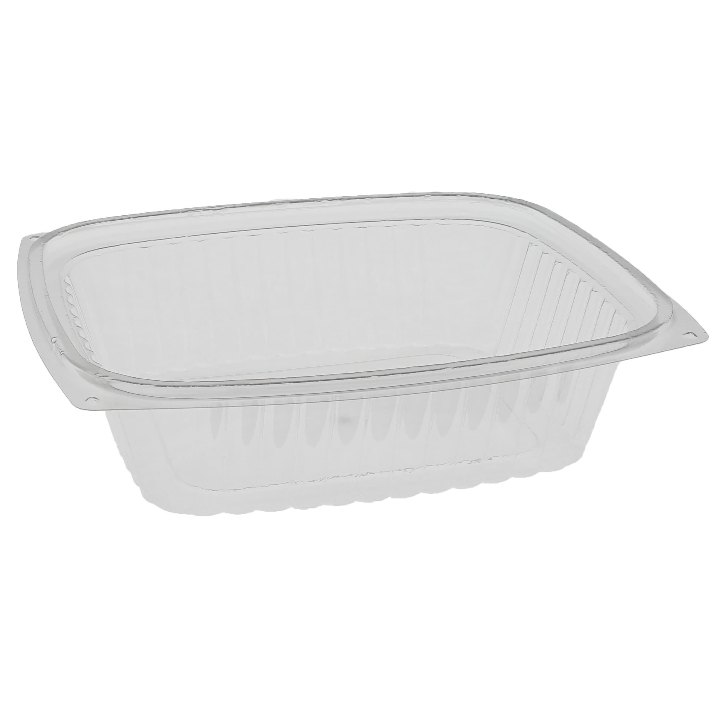 Deli Container Base 24 OZ OPS Clear Rectangle 500/Case