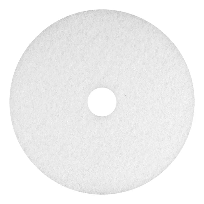 Floor Pad 19 IN White For Floor Polishers 5/Case