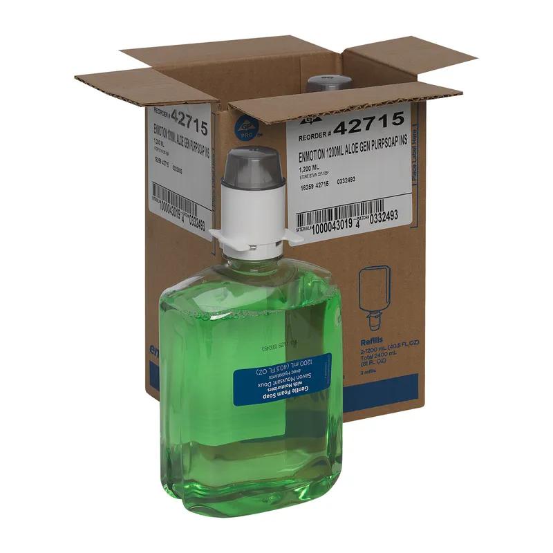 enMotion® Hand Soap Foam 1200 mL Tranquil Aloe Green Moisturizing 2/Case
