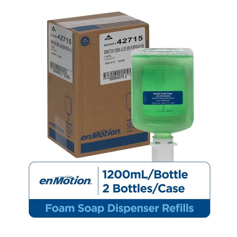 enMotion® Hand Soap Foam 1200 mL Tranquil Aloe Green Moisturizing 2/Case
