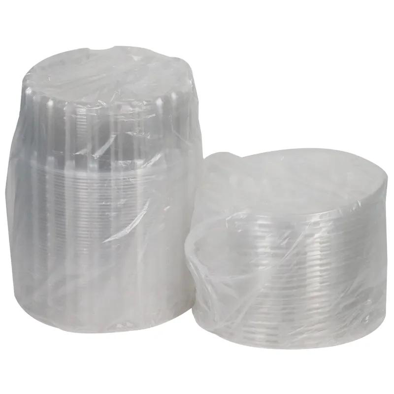Cake Container & Lid Combo With Shallow Dome Lid 9.25X3.625 IN OPS Clear Crack Resistant Leak Resistant 100/Case