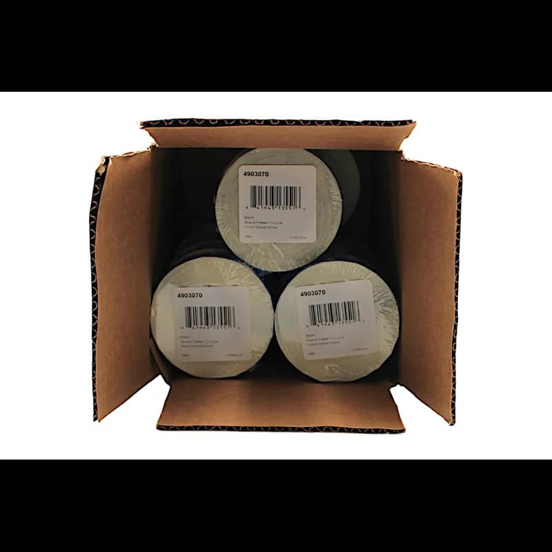 Blank Expiration Label 1 IN Blue Circle All Temperature Permanent 1000 Count/Roll 12 Rolls/Case 12000 Count/Case
