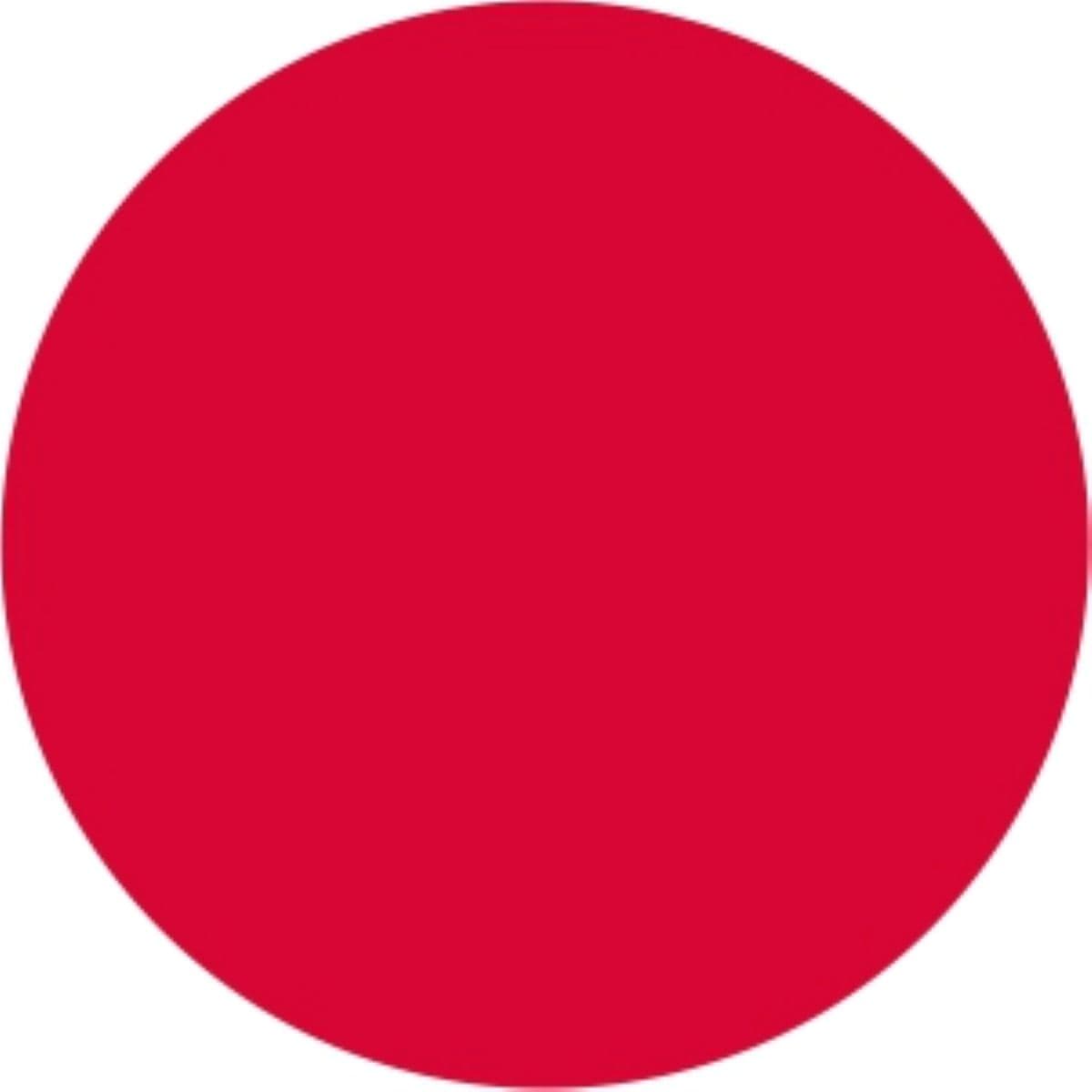 Blank Expiration Label 1 IN Red Circle All Temperature Permanent 1000 Count/Roll 12 Rolls/Case 12000 Count/Case