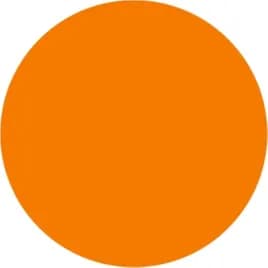 Blank Expiration Label 1 IN Orange Circle All Temperature Permanent 1000 Count/Roll 12 Rolls/Case 12000 Count/Case