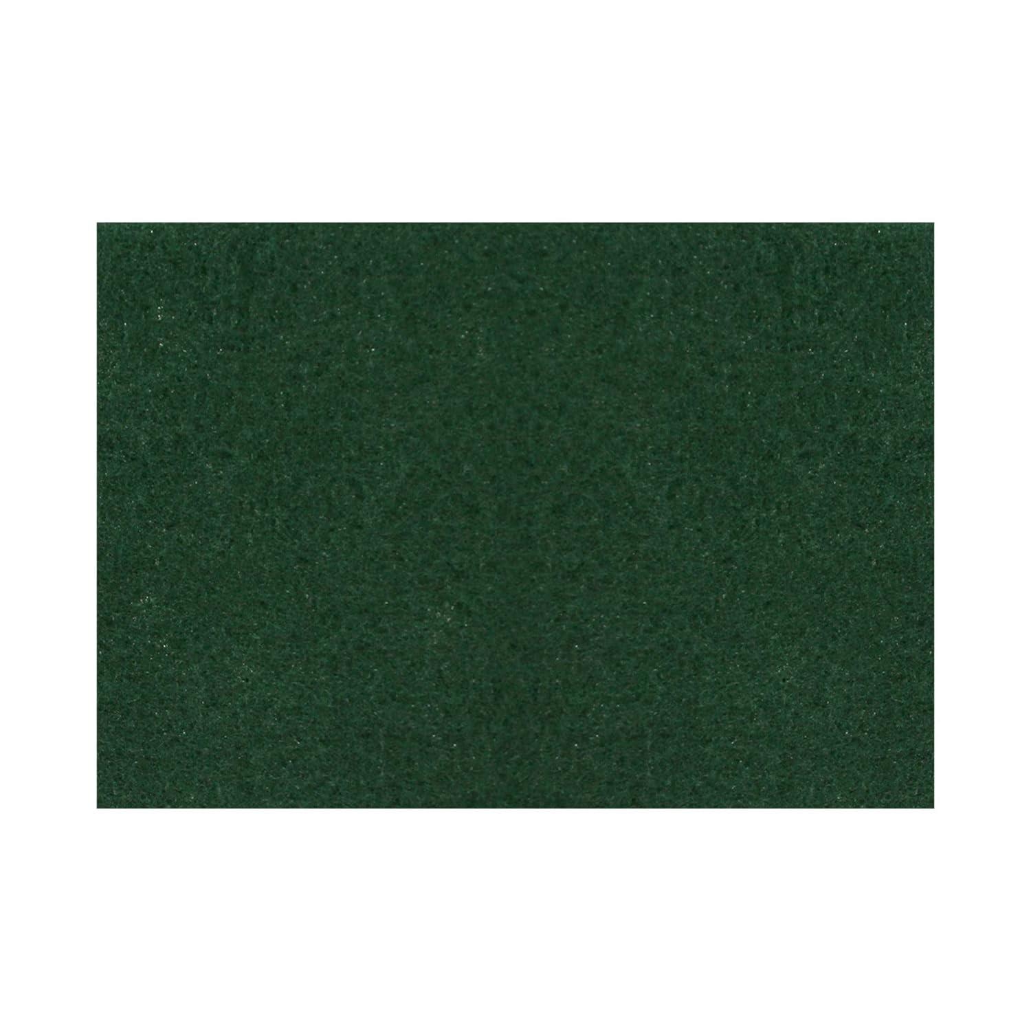 Scrubbing Pad 28X14 IN Green Synthetic Fiber 5/Case