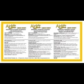 Airlift Lemon Scent General Purpose Concentrated Air Freshener and Deodorizer Product Label 1/Each