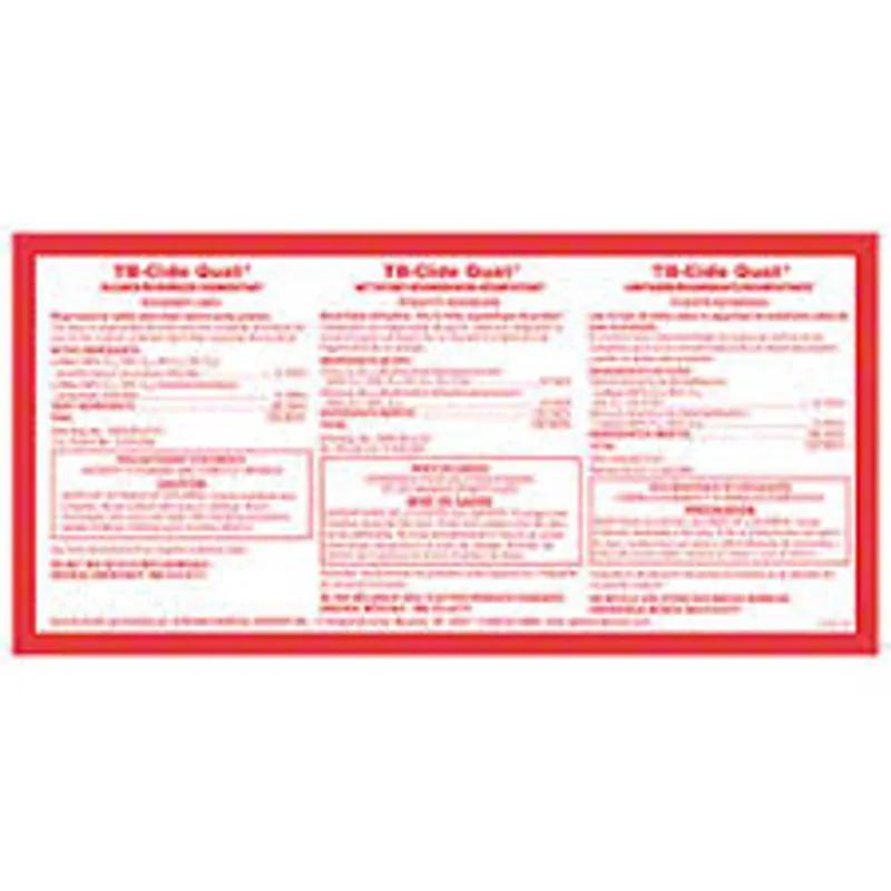 TB-Cide Quat Product Label Paper 1/Each