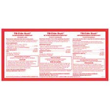 TB-Cide Quat Product Label Paper 1/Each