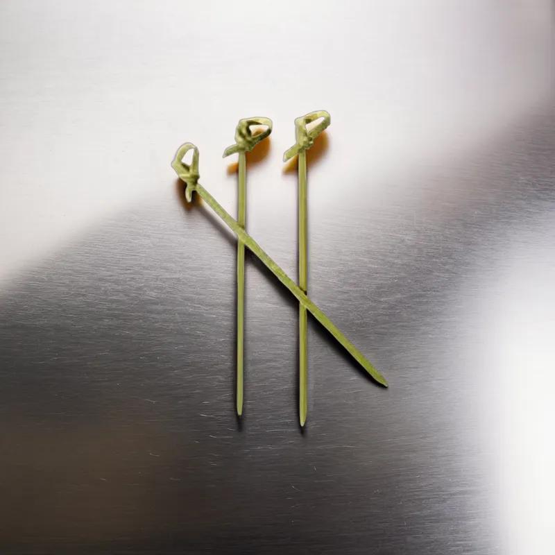 Food Knot Pick 4.5 IN Bamboo 2500/Box