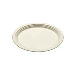 Plate 10 IN Plant Fiber Brown Round 500/Case