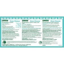 Green Solutions Glass Cleaner Product Label Paper 1/Each