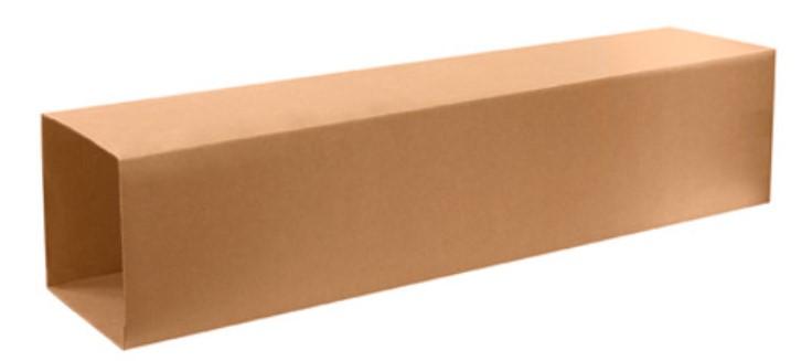 Regular Slotted Container (RSC) 12X12X36 IN Kraft Corrugated Cardboard 32ECT 1/Each
