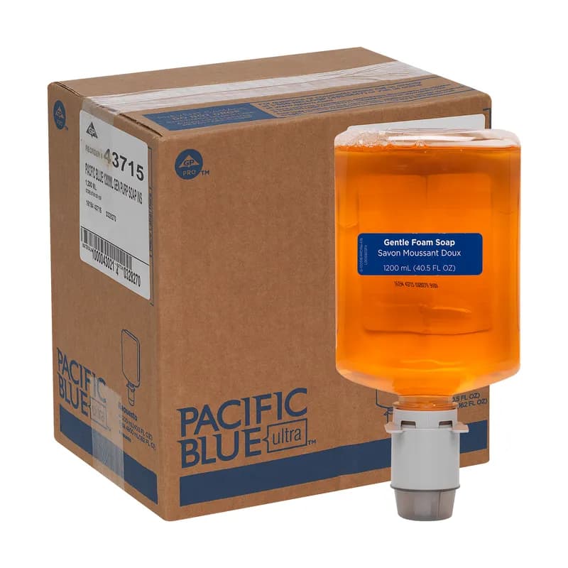 Pacific Blue Ultra™ Hand Soap Foam 1200 mL Pacific Citrus Orange Manual Gentle 4/Case