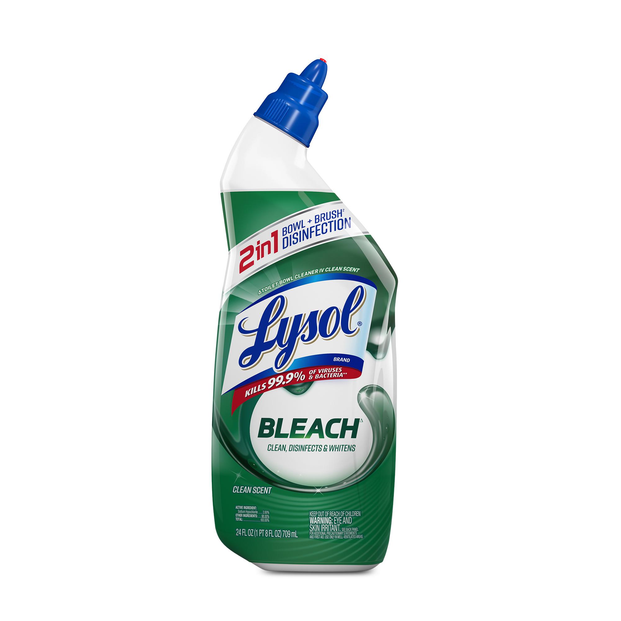 Lysol® Disinfectant Toilet Bowl Cleaner 24 FLOZ Bleach 9/Case