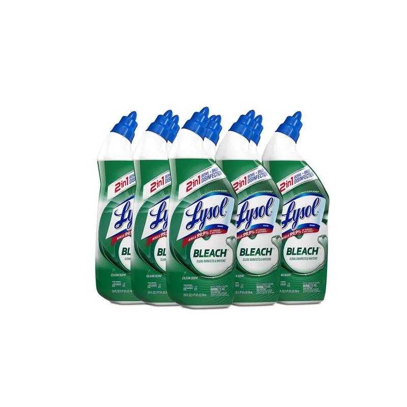 Lysol® Disinfectant Toilet Bowl Cleaner 24 FLOZ Bleach 9/Case