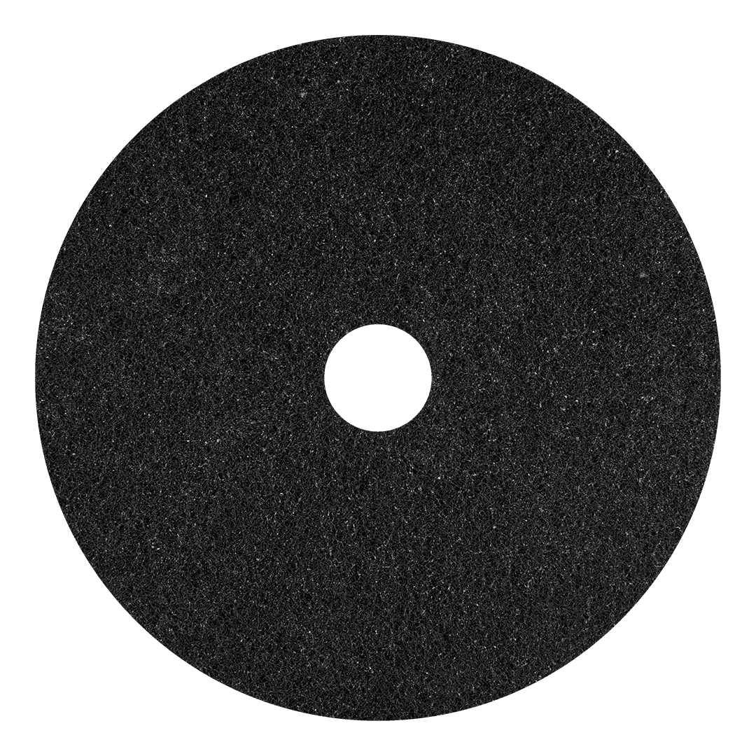 Stripping Pad 19 IN Black Polyester Fiber 5/Case