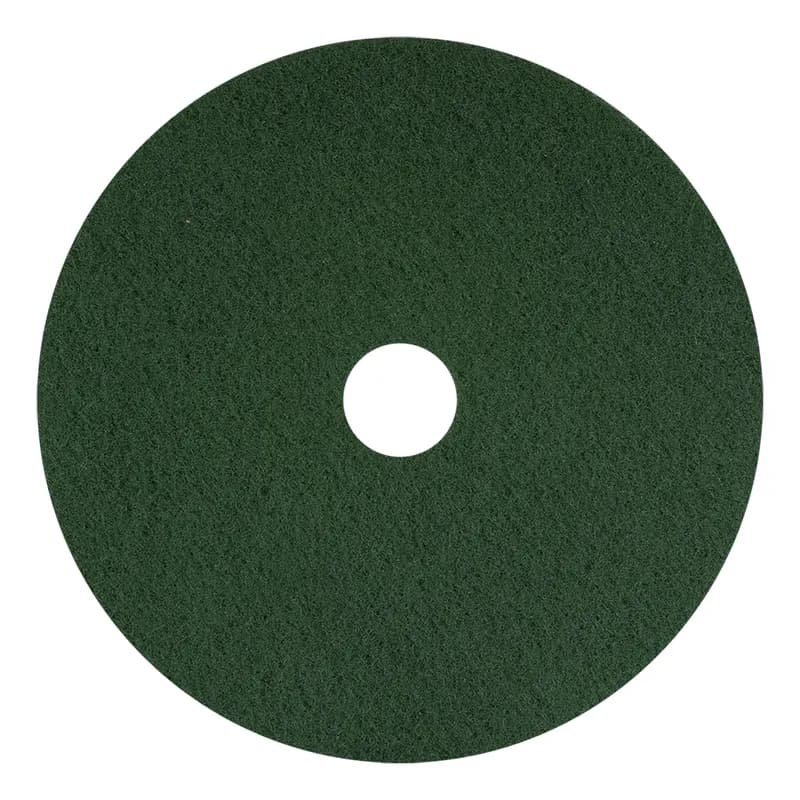 Scrubbing Pad 17 IN Green Polyester Fiber 5/Case