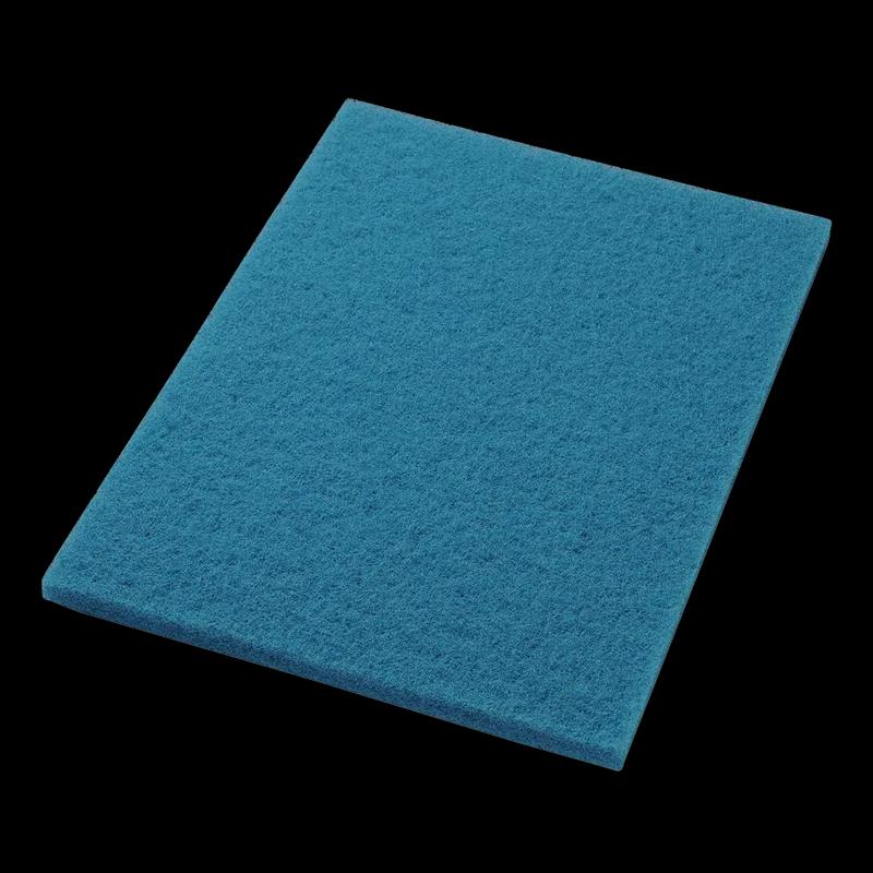 Cleaning Pad 14X20 IN Blue Polyester Fiber 5/Case